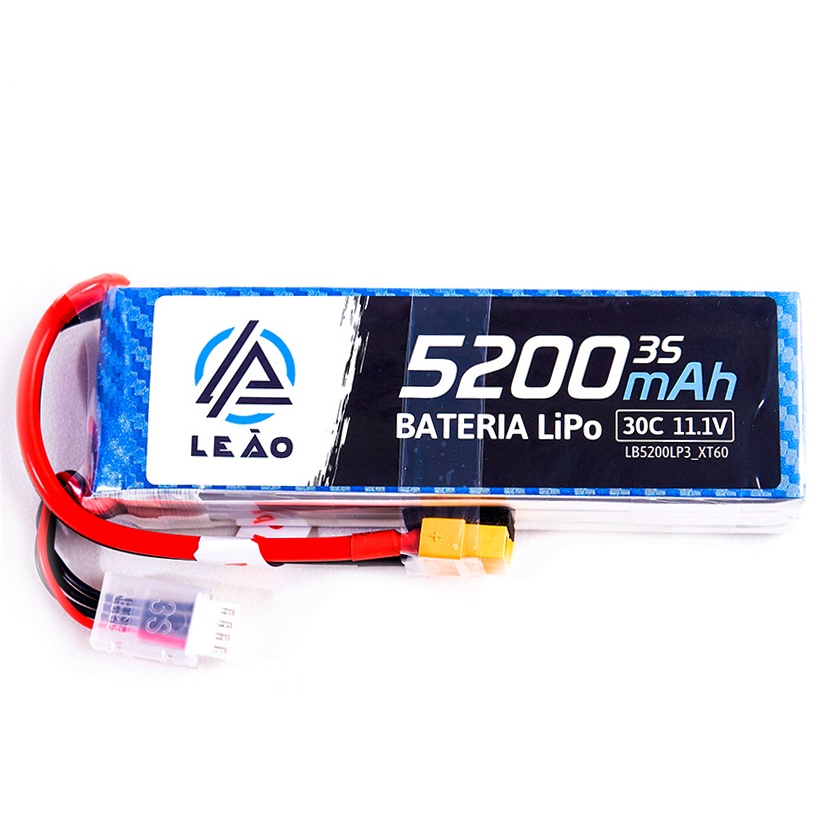 Bateria Lipo 11 1V 3S 5200mAh 30C 60C XT60 Aeromodelos Drones Vant