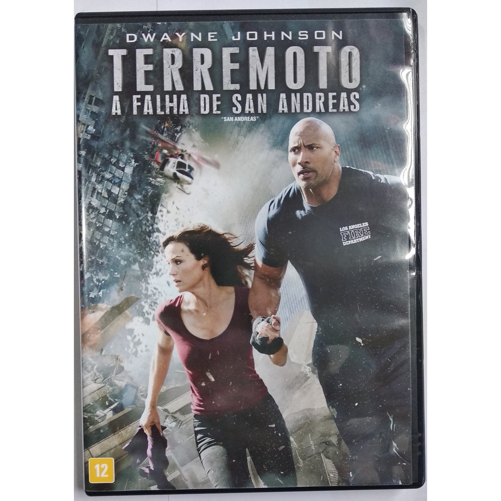 Dvd Terremoto A Falha De San Andreas Dwayne Johnson Shopee Brasil