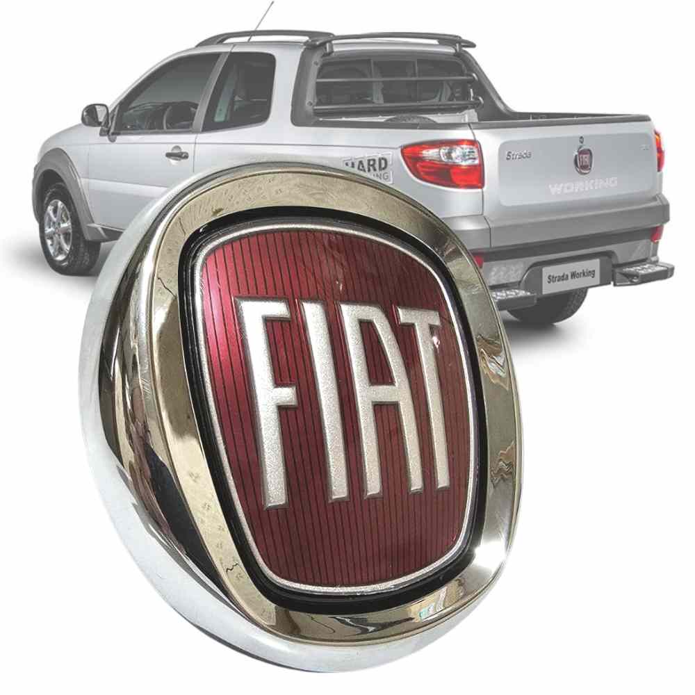 Ma Aneta Emblema Tampa Traseira Fiat Strada