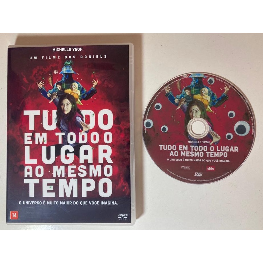 DVD Tudo Em Todo O Lugar Ao Mesmo Tempo Dublado E Legendado