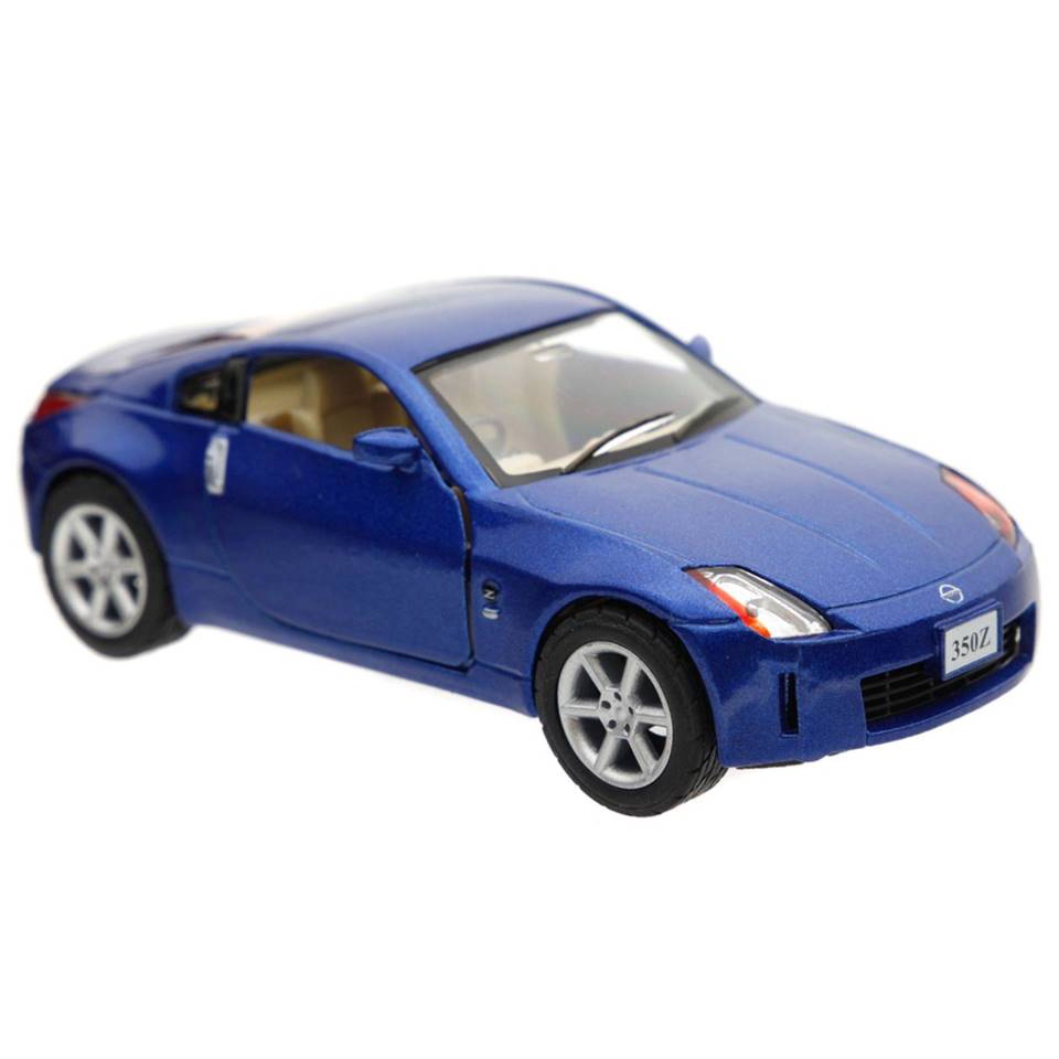 Miniatura Nissan 350Z Kinsmart 1 34 Metal e Fricção Azul Shopee Brasil