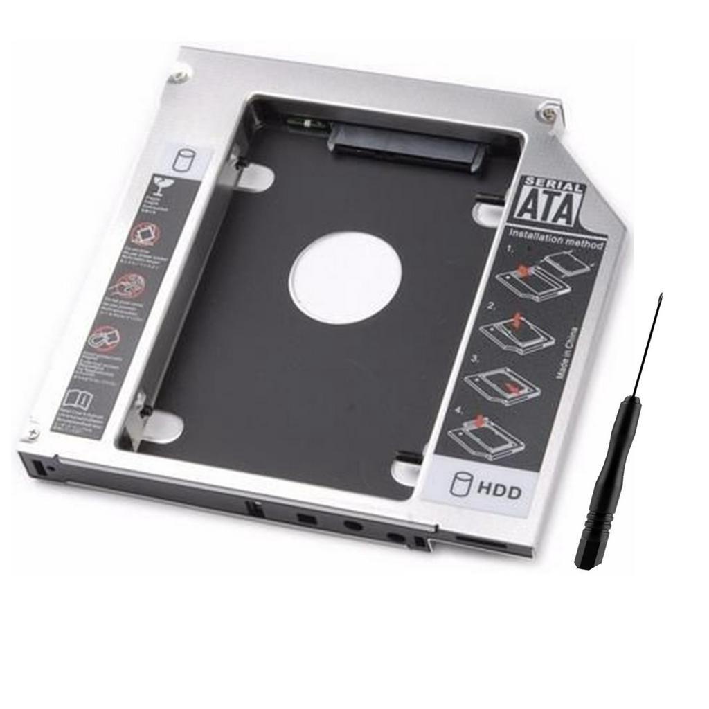 Adaptador Case Caddy Hd Ssd Sata Mm Gaveta Dvd Notebook Knup