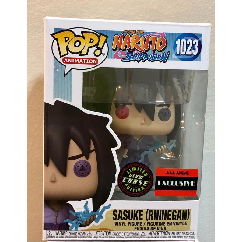 Funko Pop Naruto Sasuke Rinnegan Glow Chase Exclusive Aaa