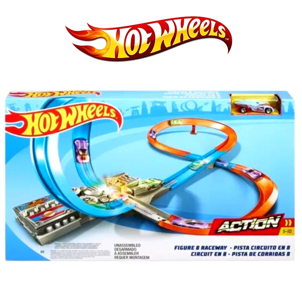 Hot Wheels Action Pista De Corridas Em Mattel Shopee Brasil