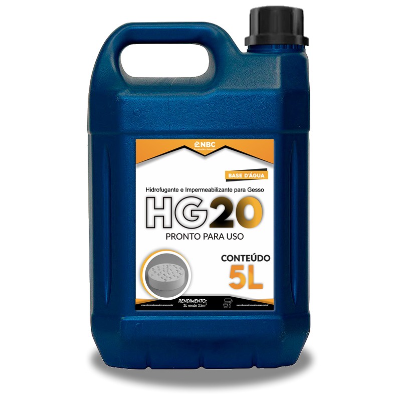 Hidrofugante Impermeabilizante Pronto P Uso HG20 Para Placas De Gesso