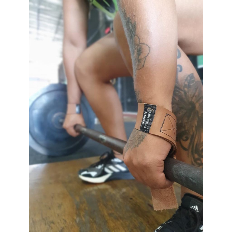 Fita Strap em couro musculação crossfit Shopee Brasil