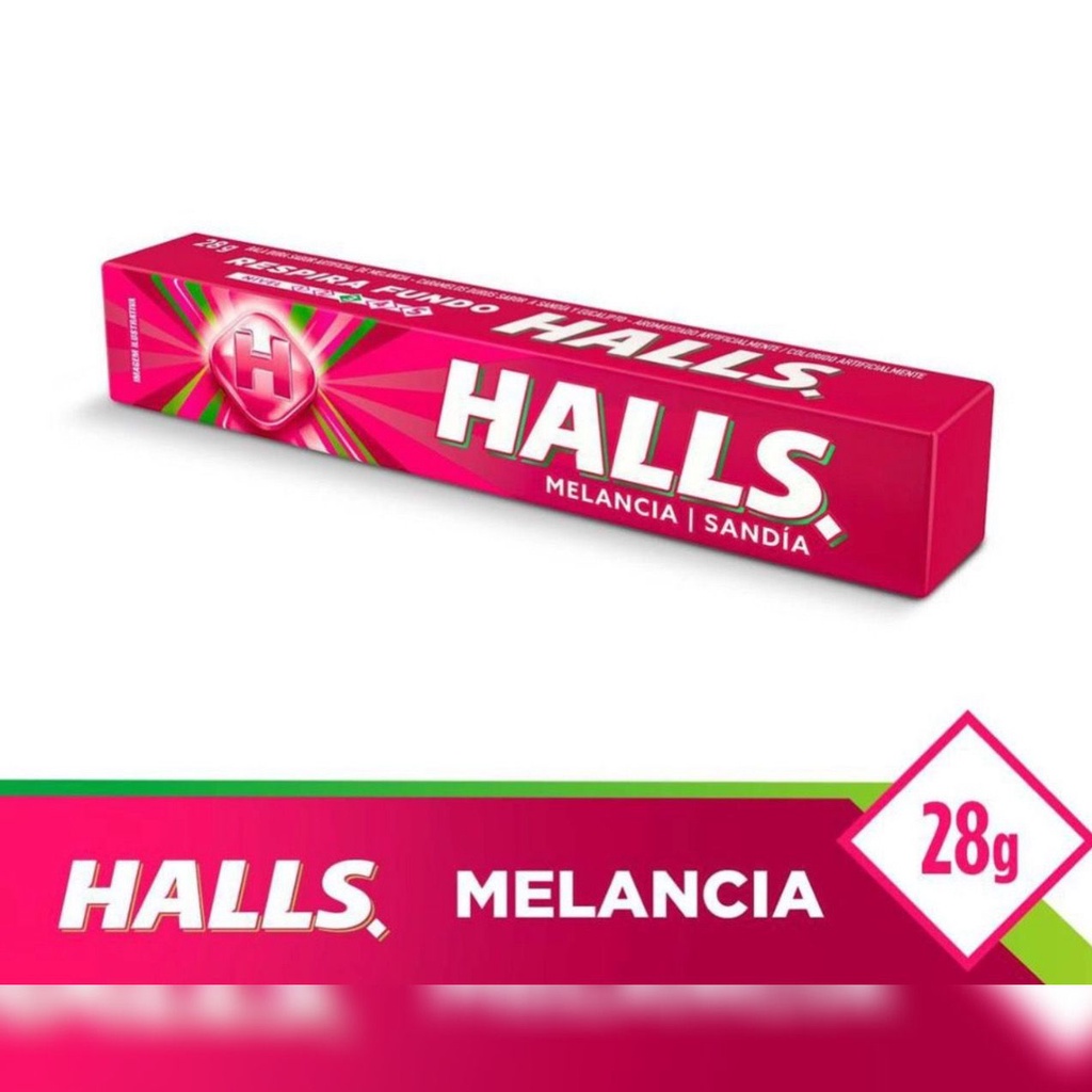 Caixa De Bala Halls Melancia Mondelez Cx C Un Shopee Brasil