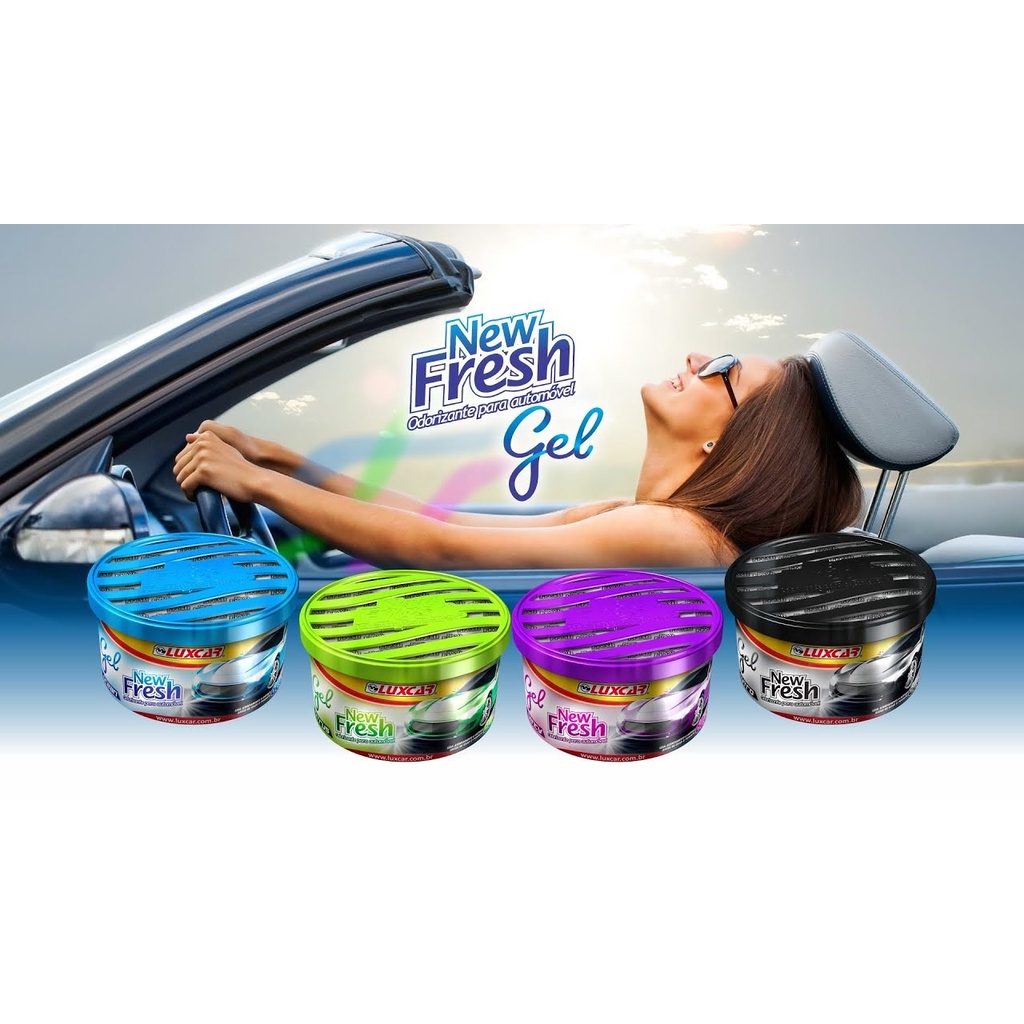 Cheirinho De Carro New Fresh Gel Odorizante De Carros Luxcar 60g