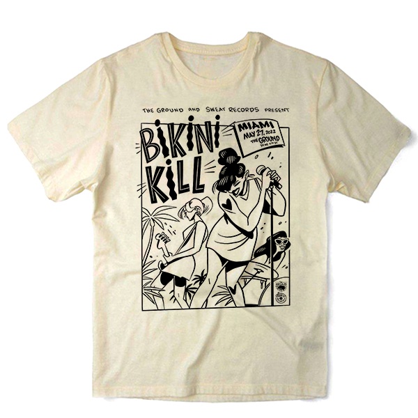 Camiseta Bikini Kill Poster Banda Punk Rock Musica Unissex Shopee Brasil