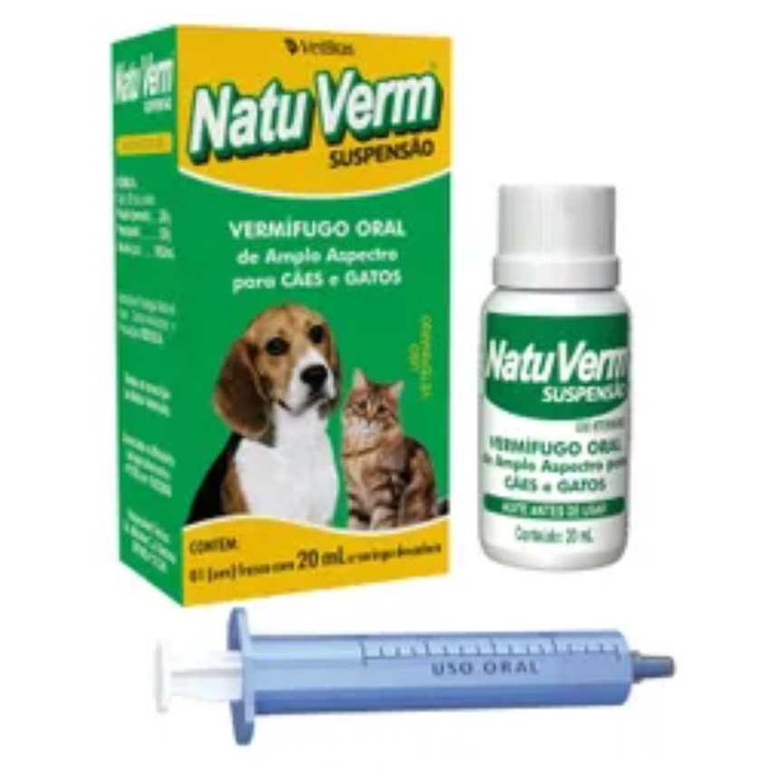 Vermifugo Liquido Oral Para Cães e Gatos Remedio de verme e parasitas