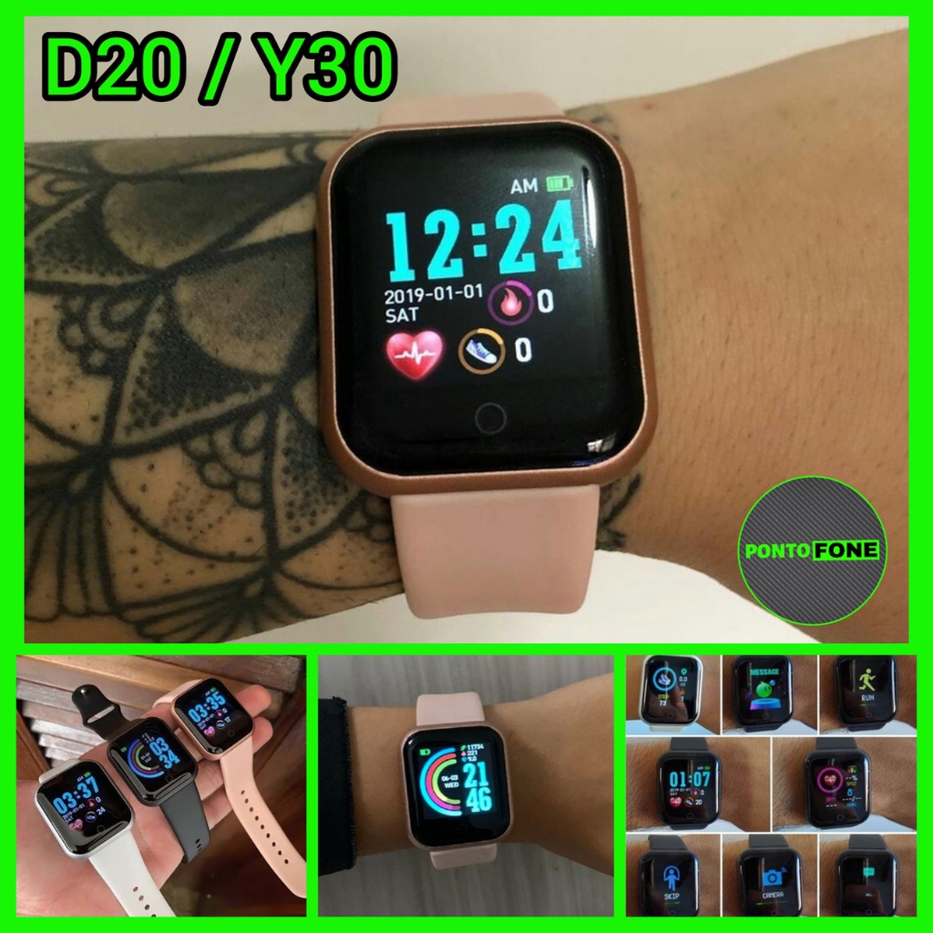 Rel Gio Y D Smartwatch Vers O Foto Na Tela Compat Vel