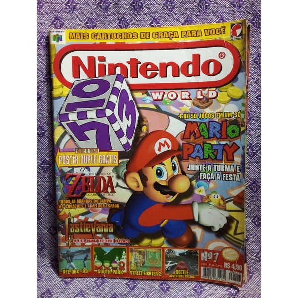 Revista Nintendo World Nr Poster Duplo Zelda Ocarina Of Time