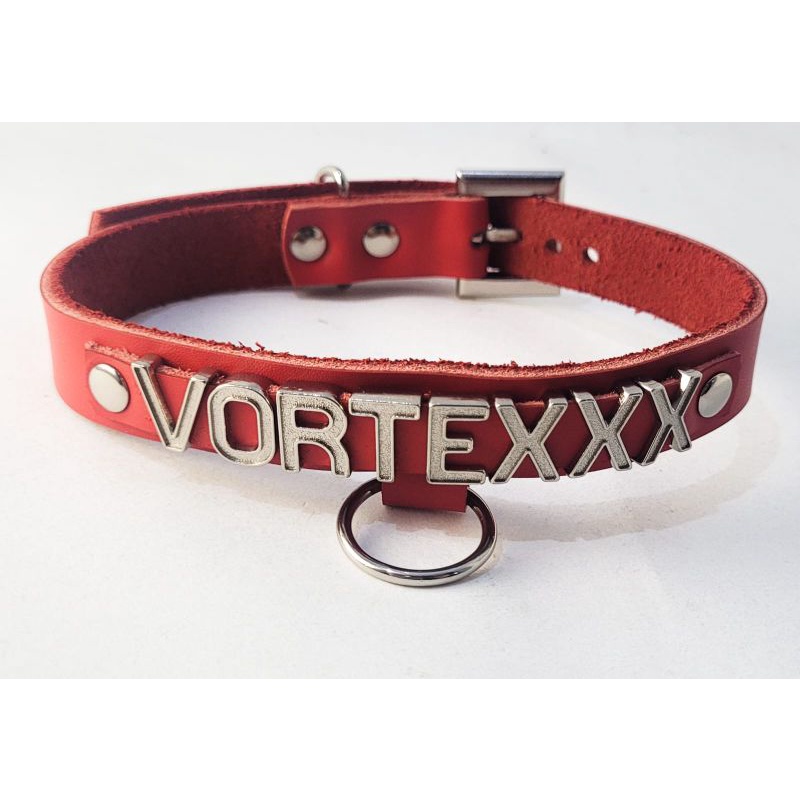 Choker Coleira BDSM Personalizada Nome Prateado Shopee Brasil