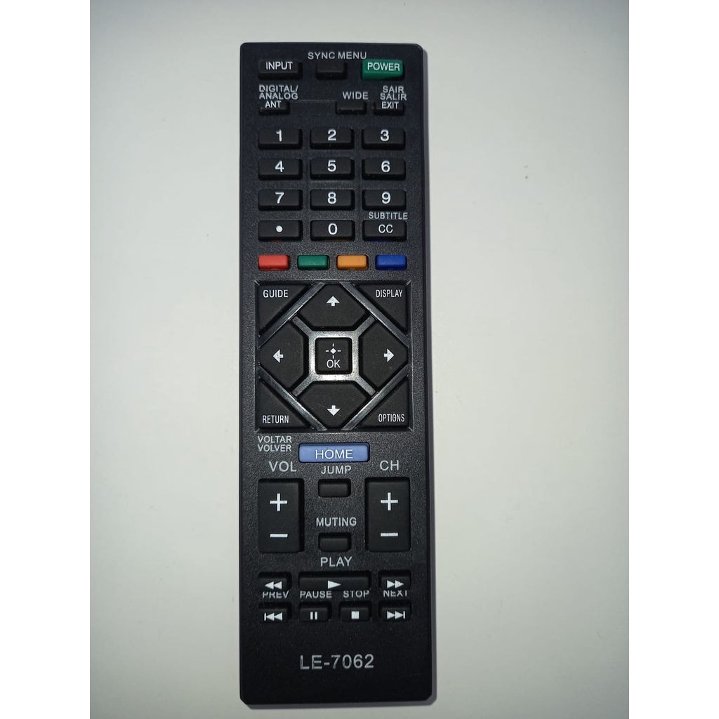 Controle Remoto Para Tv Sony Lcd Led Le Shopee Brasil