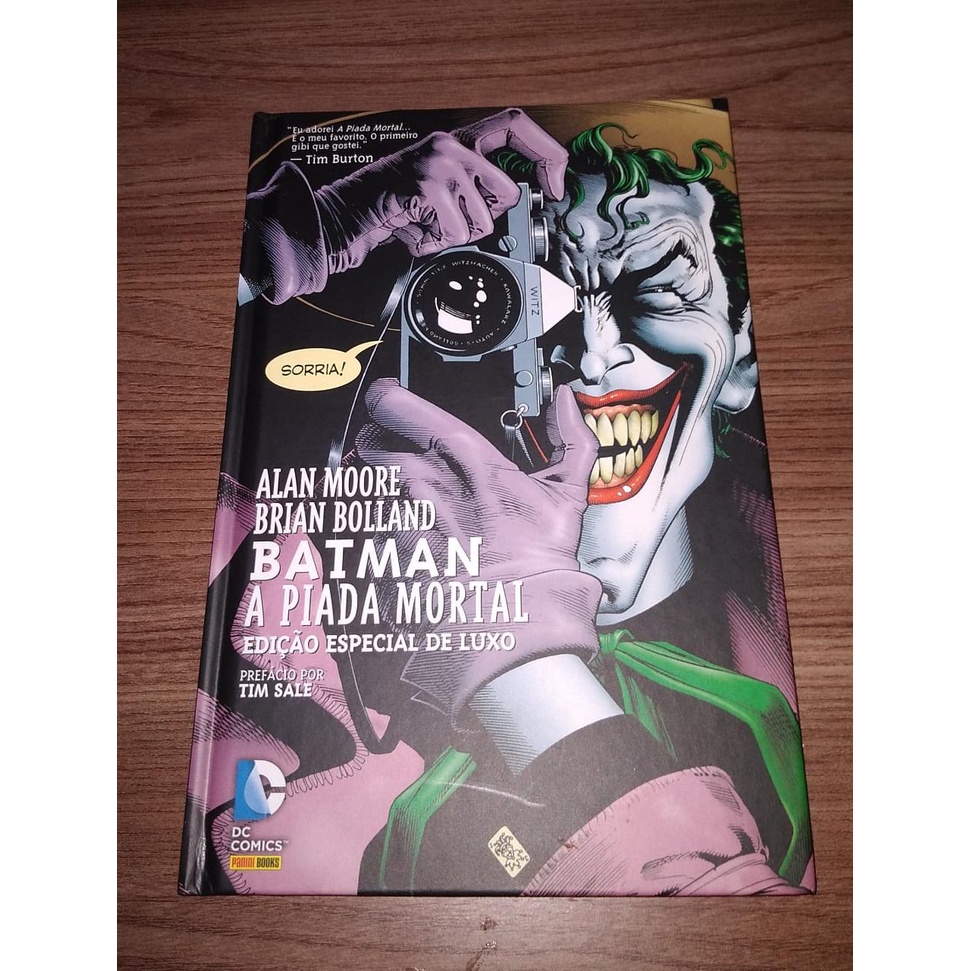 Hq Batman A Piada Mortal Edi O Especial De Luxo Capa Dura Shopee Brasil