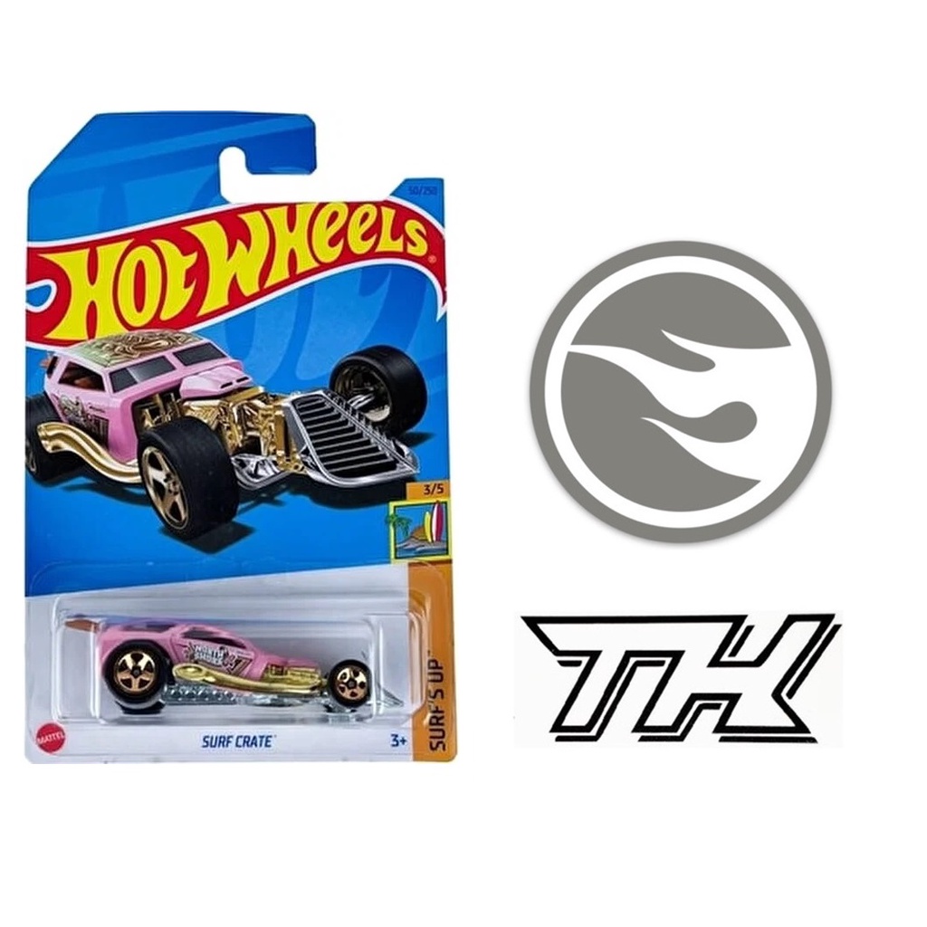 Surf Crate Surfs Up Hot Wheels 1 64 Miniatura Caça ao Tesouro Treasure