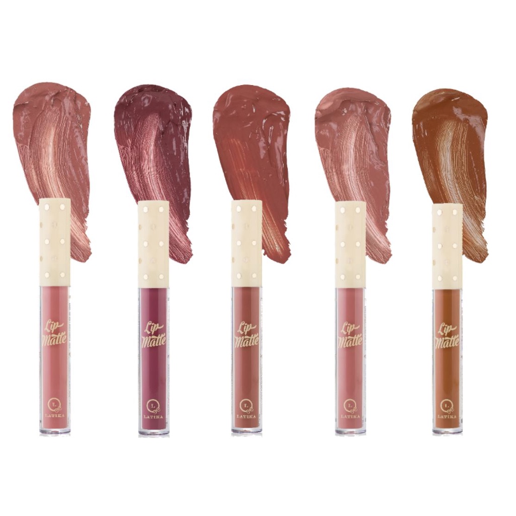 Kit Batom L Quido Latika Lip Matte Nude Compacto Shopee Brasil