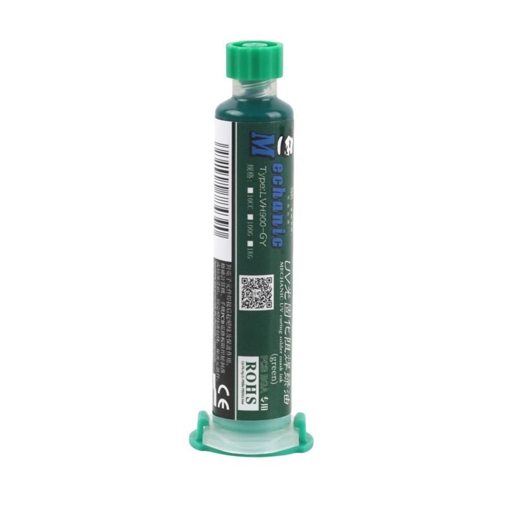 Tinta Uv Pcb Mascara Uv Mechanic Uvh Cc Seringa Verde