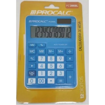 Calculadora De Mesa Escrit Rio Digitos Pc Bl Procalc Shopee Brasil