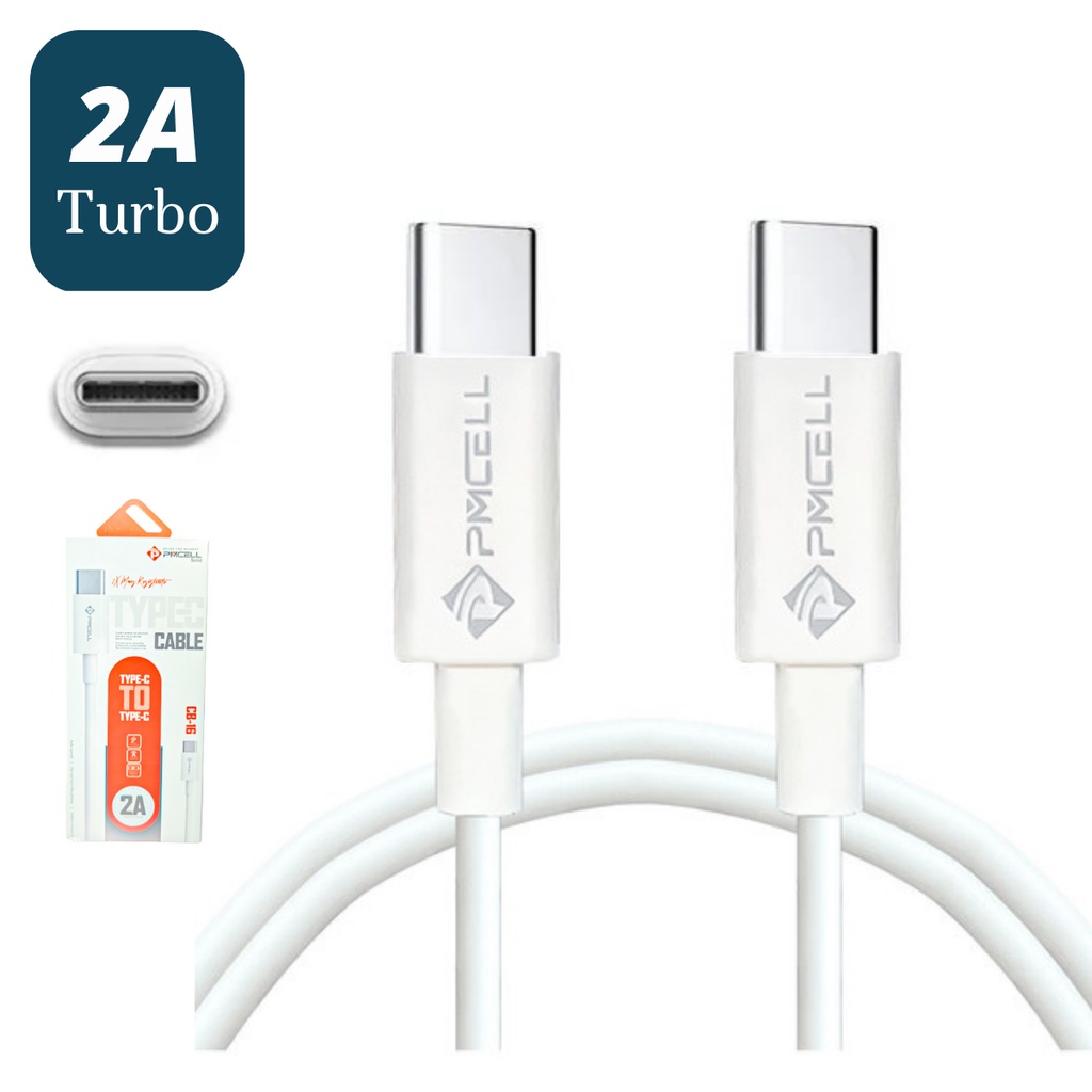 Cabo Usb C 2 Pontas Tipo C X Tipo C Turbo Carrega E Sincroniza Ponta