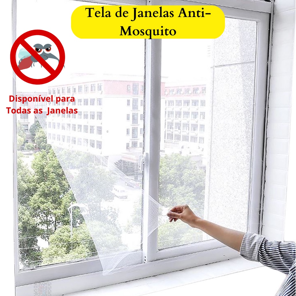 Tela Mosquiteiro Anti inseto Mosquito Janela Vários Tamanhos Shopee