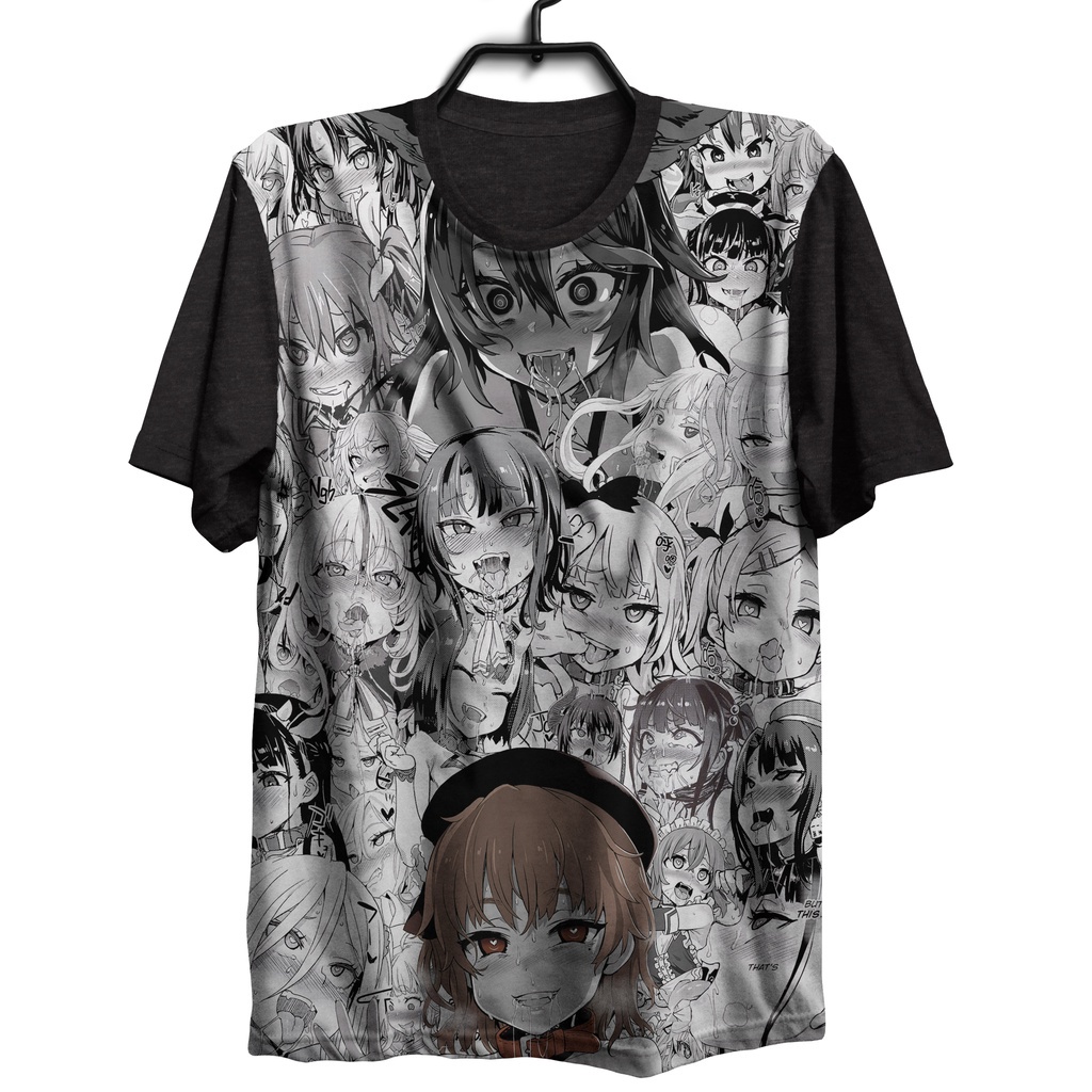 Camiseta Hentai Ahegao Anime Ecchi Manga Loli Blusa Girl Japao Otaku