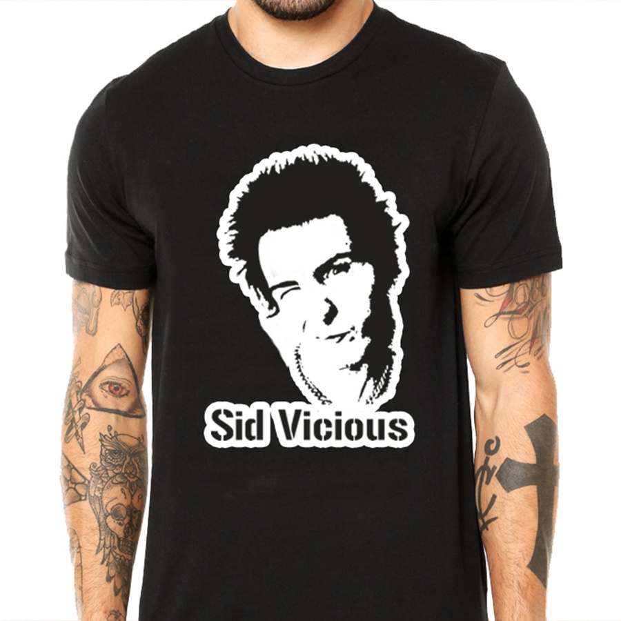 Camiseta Masculina Sex Pistols Sid Vicious 100 Algodão Shopee Brasil