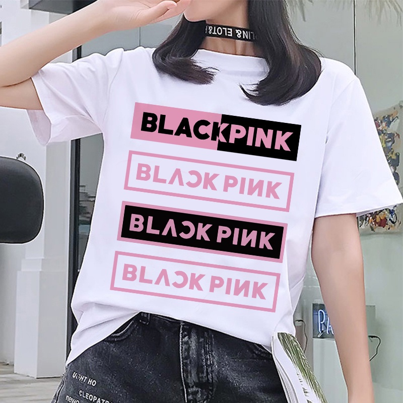 Camiseta T Shirt BlackPink KPOP Shopee Brasil