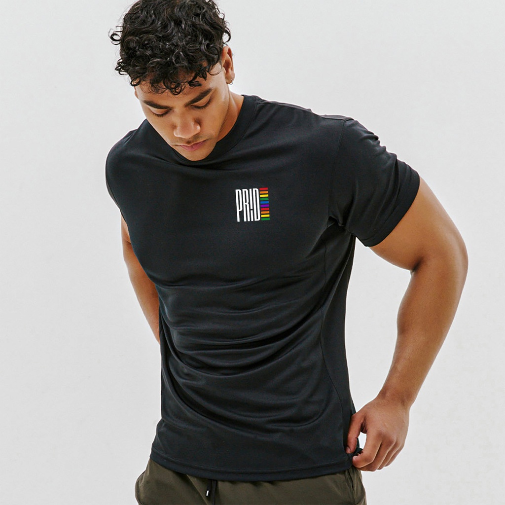 Camiseta Dry Fit Masculina Arte Prid Orgulho Colorido Para Academia