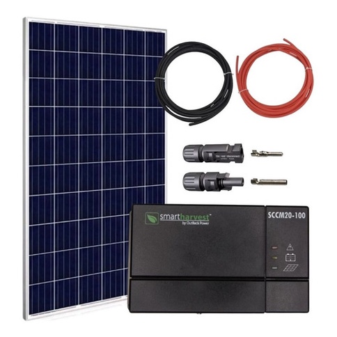 Kit Painel Solar 280w Policristalino Controlador Mppt 20 A Shopee Brasil