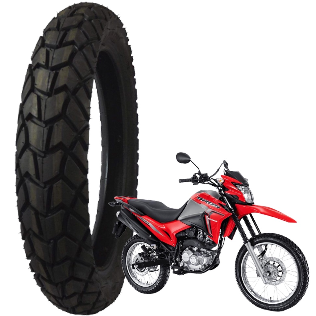 Pneu Traseiro Bros Nxr 160 Xtz Crosser Trail Cravo 110 90 17 Maggion