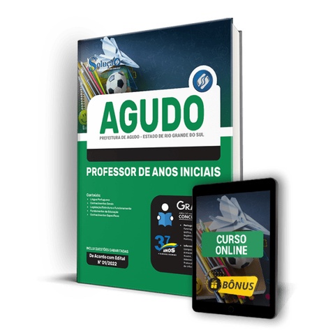 Apostila Agudo RS 2022 Professor De Anos Iniciais Shopee Brasil