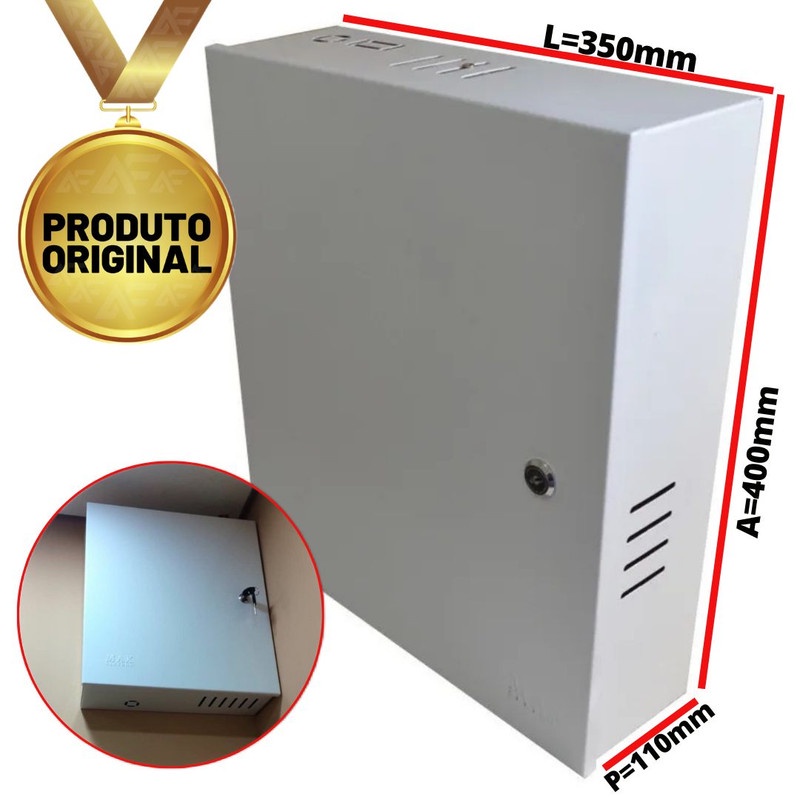 Rack Caixa Met Lica Vertical De Parede Para Dvr Cftv Shopee Brasil