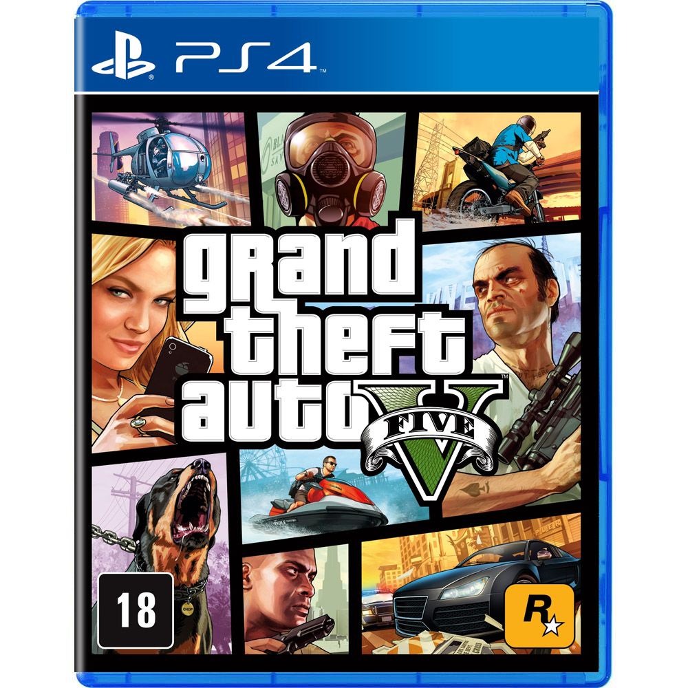 Jogo GTA V P S 4 Português Legendado Envio no Mesmo Dia Shopee Brasil