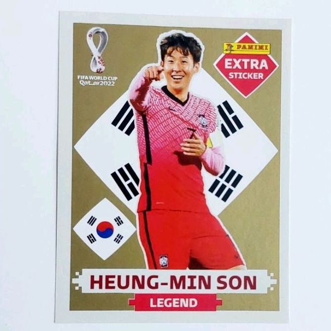 Figurinha Legend Extra Sticker Heung Min Son Ouro Da Copa Do Mundo Fifa