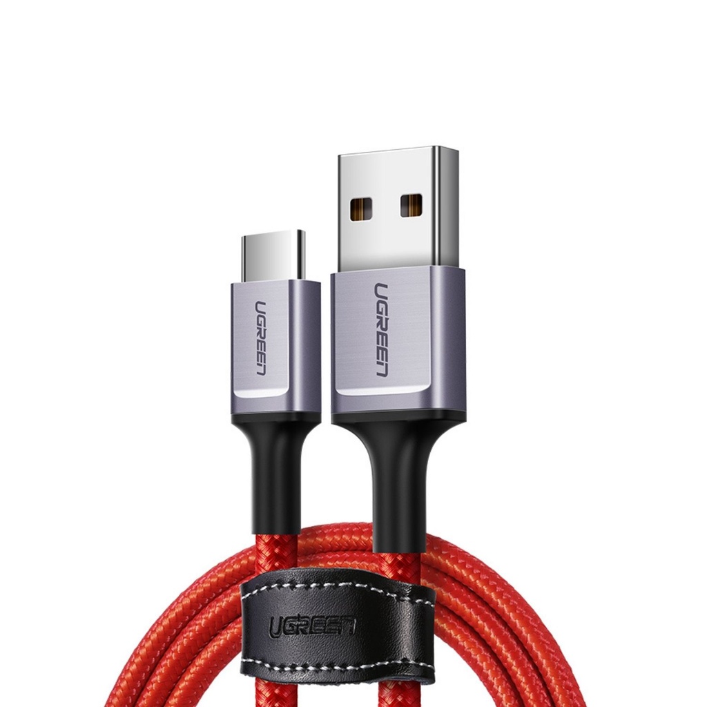 Cabo USB C Para USB A Vermelho 1 Metro UGreen Shopee Brasil