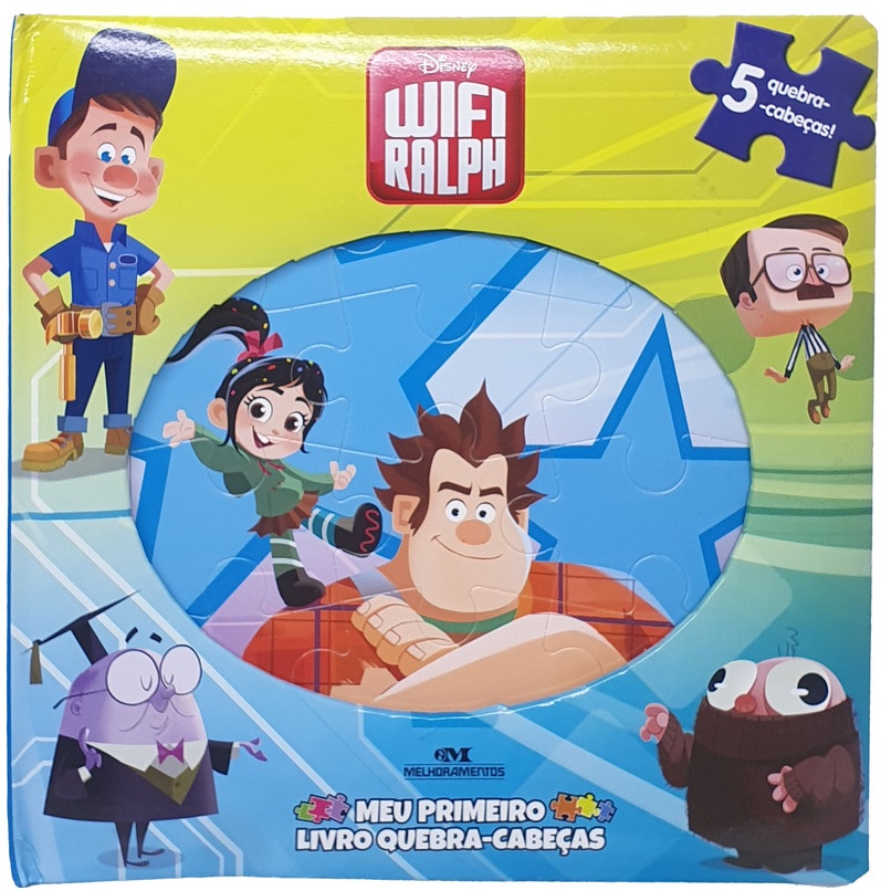 Livro Disney Wifi Ralph Meu Primeiro Livro Quebra Cabe As Walt