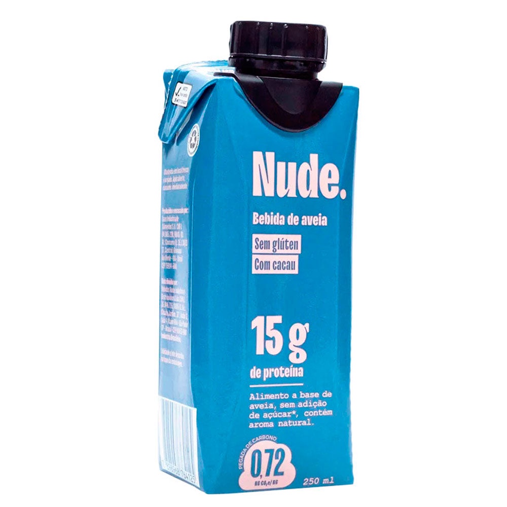 Bebida De Aveia Proteica Sabor Cacau Nude Ml Shopee Brasil