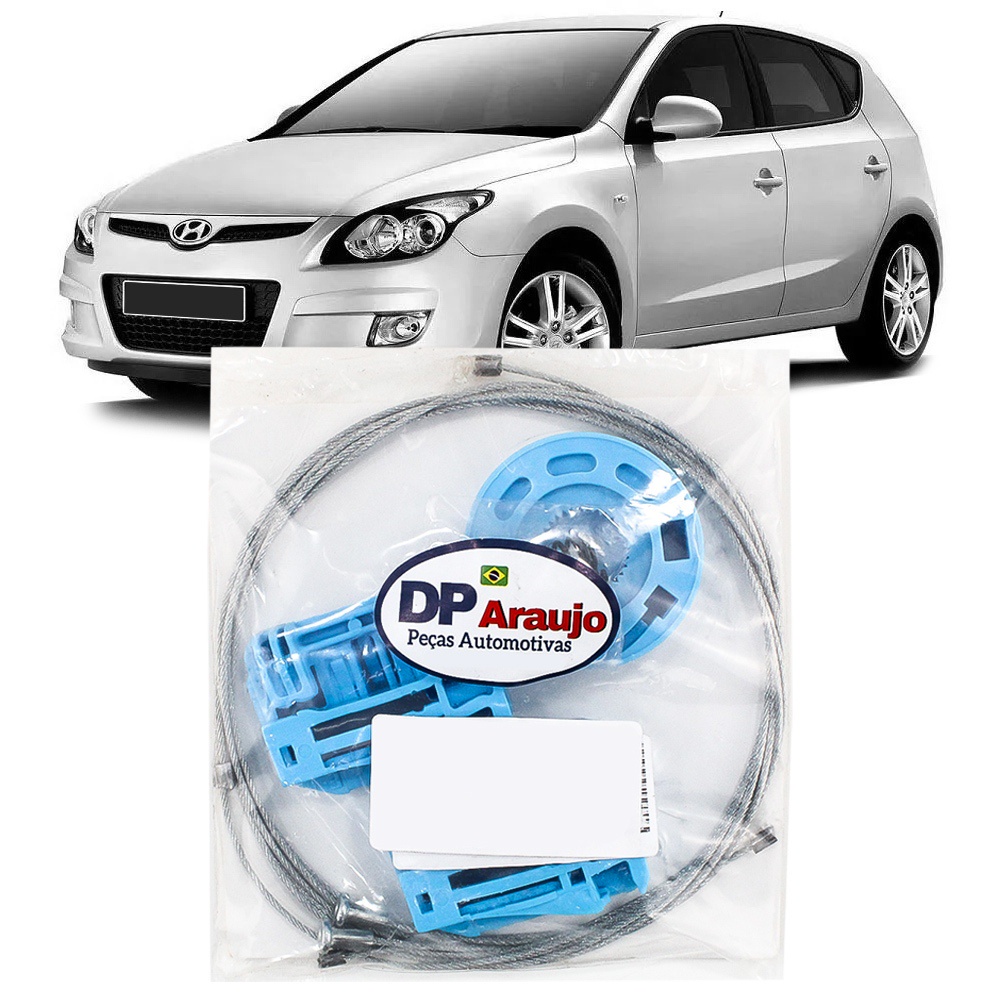 Kit Reparo Maquina Vidro Eletrico Hyundai I30 2009 2010 2011 2012 Cabo