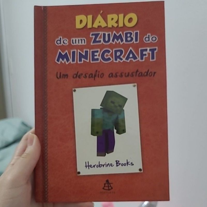 Di Rio De Um Zumbi Do Minecraft Capa Dura Shopee Brasil