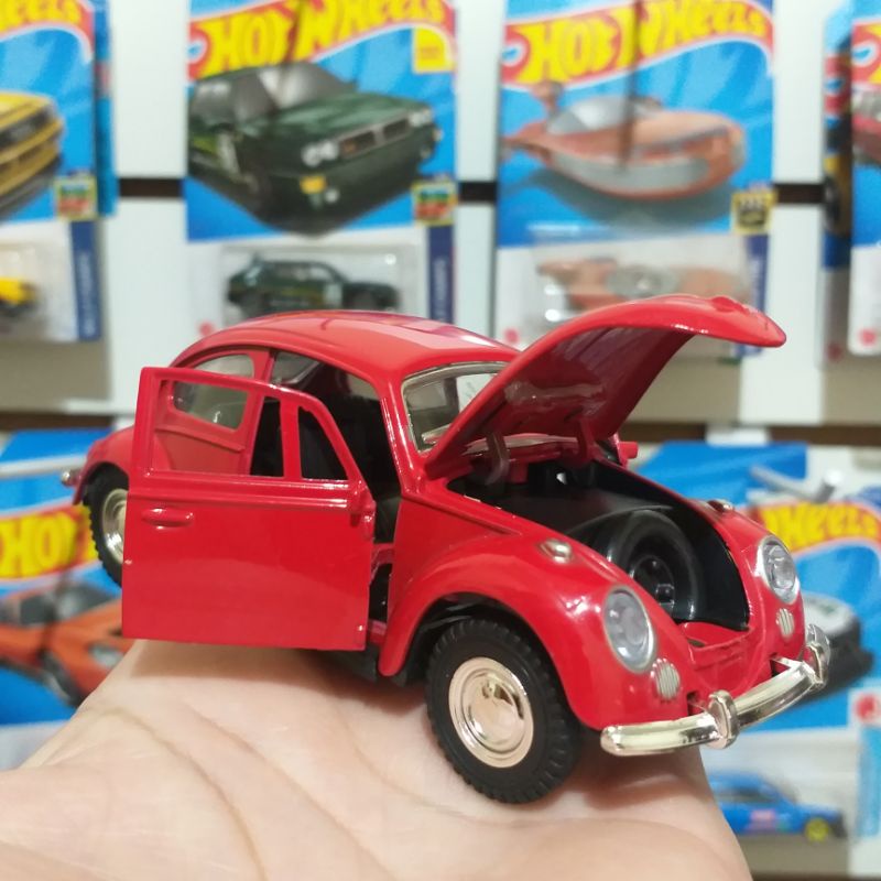 Miniatura Carro Vw Fusca Fusquinha Shopee Brasil