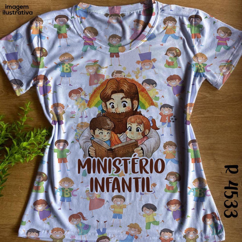 Blusa Feminina Plus Size Ministério Infantil Shopee Brasil