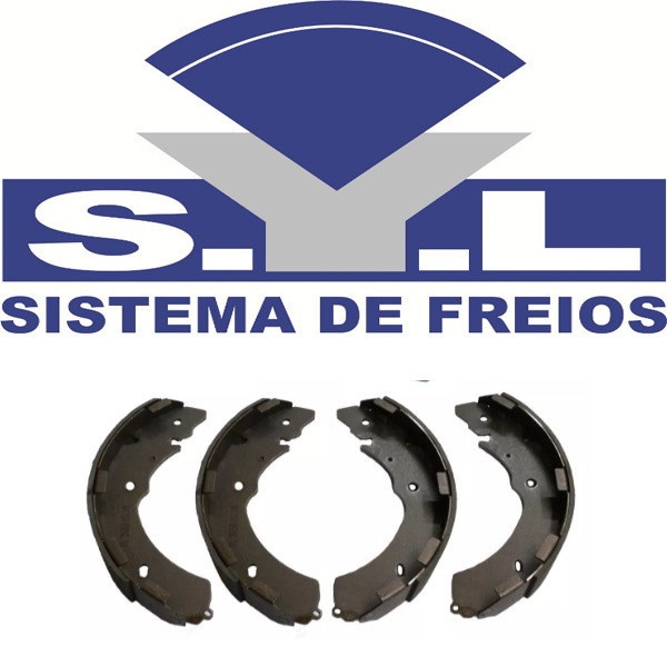 Sapata Lona Freio Chevrolet S10 2012 A 2021 Traseira Akebono SYL 206503