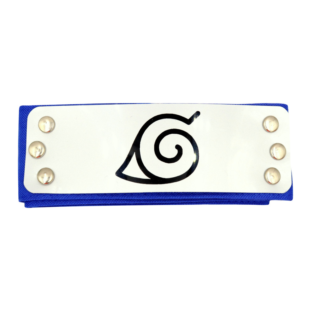 Bandana Naruto Classico Vila Da Folha Faixa Azul Infantil Konoha Sakura