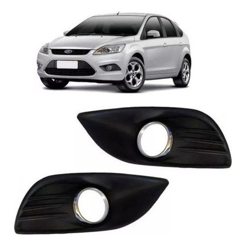 Par Moldura Farol Milha Ford Focus Shopee Brasil