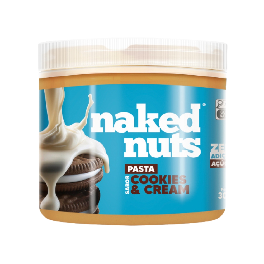 Pasta De Amendoim Cookies Cream Naked Nuts 300g Shopee Brasil