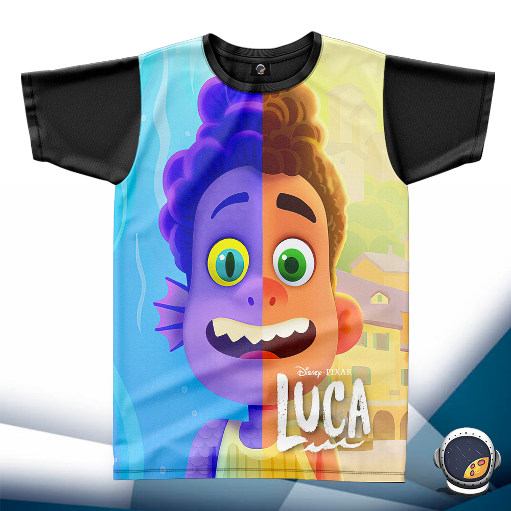 Camiseta Luca Disney Pixar Unissex Adulto Babylook Infantil Shopee Brasil