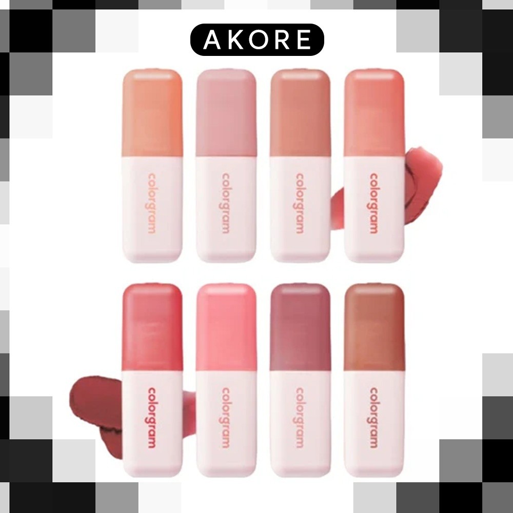 colorgram Nude Blur Tint g Salmão Bege Charmoso Rosa Lindo