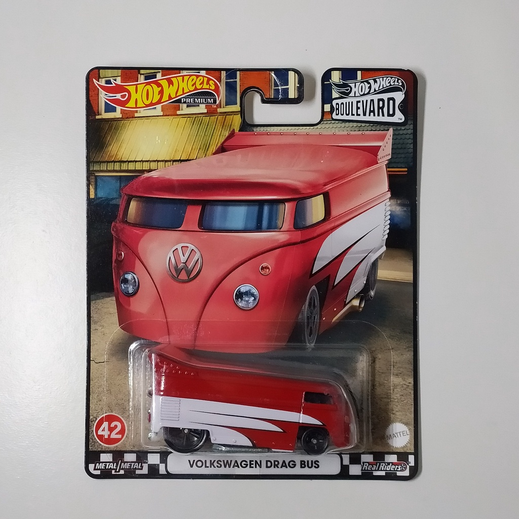 Hot Wheels Premium Volkswagen Drag Bus Boulevard Shopee Brasil