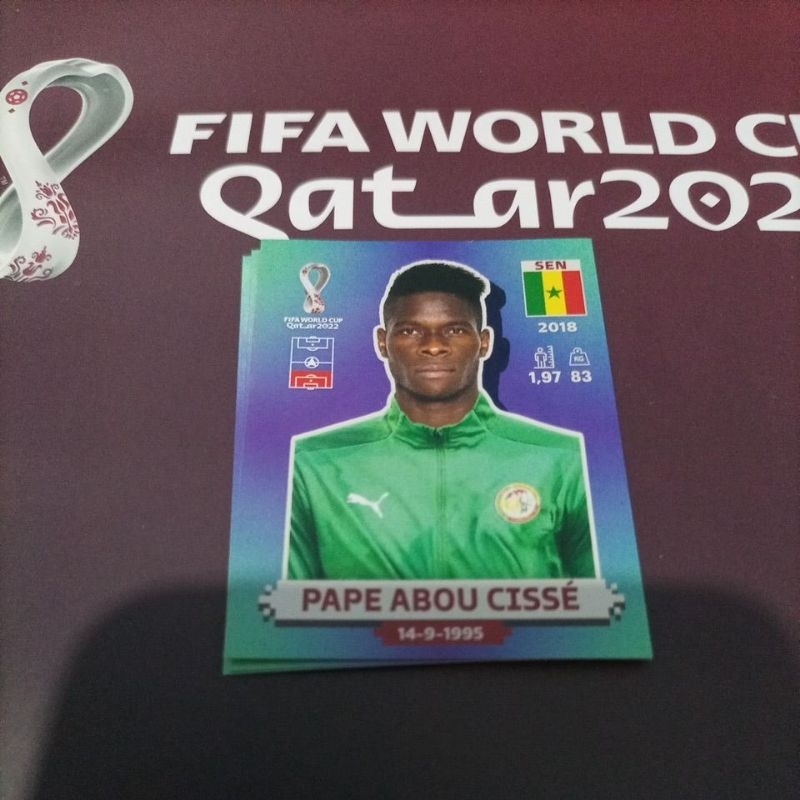 Figurinhas Da Copa Catar Panini Figure Sen Senegal Sen Shopee